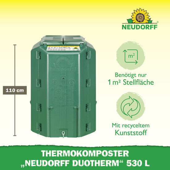 Thermokomposter "Neudorff DuoTherm" 530 L Sprechende Bilder Bild 3