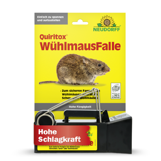Quiritox WühlmausFalle Sprechende Bilder