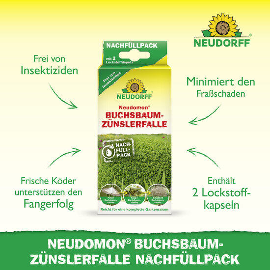 Neudomon BuchsbaumzünslerFalle Nachfüllpack Sprechende Bilder Bild 2