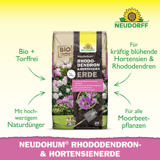 NeudoHum Rhododendron- & HortensienErde Sprechende Bilder Bild 2