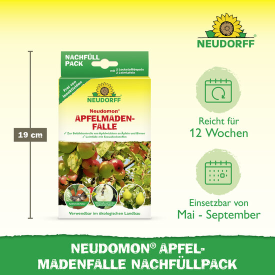 Neudomon ApfelmadenFalle Nachfüllpack Sprechende Bilder Bild 3
