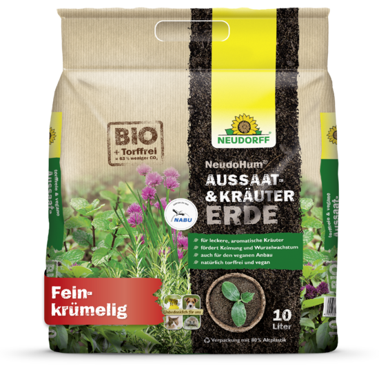 NeudoHum Aussaat- & KräuterErde Sprechende Bilder Bild 1