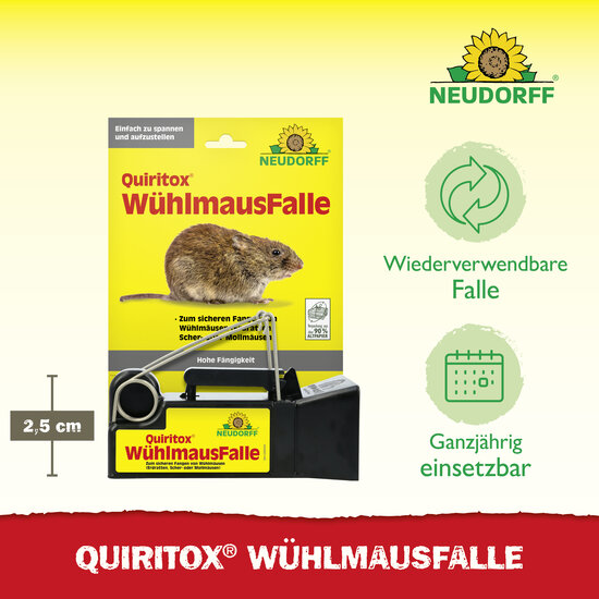 Quiritox WühlmausFalle Sprechende Bilder Bild 3