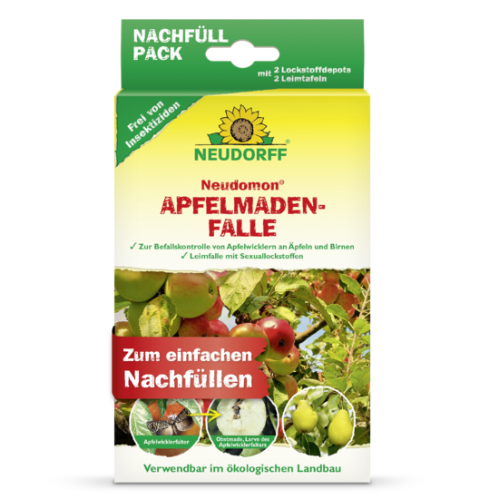 Neudomon ApfelmadenFalle Nachfüllpack Sprechende Bilder Bild 1