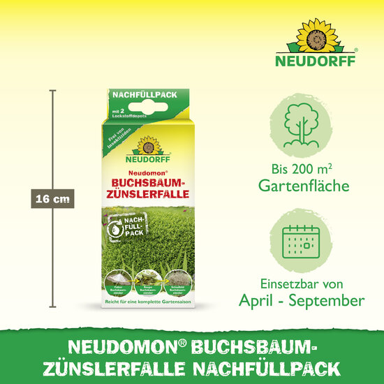 Neudomon BuchsbaumzünslerFalle Nachfüllpack Sprechende Bilder Bild 3