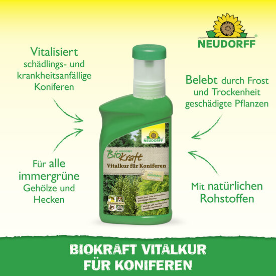 Neudorff BioKraft Vitalkur für Koniferen Sprechende Bilder Bild 2 Neudorff BioKraft Vitalkur für Koniferen Sprechende Bilder Bild 2