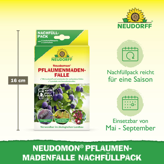 Neudomon PflaumenmadenFalle Nachfüllpack Sprechende Bilder Bild 3