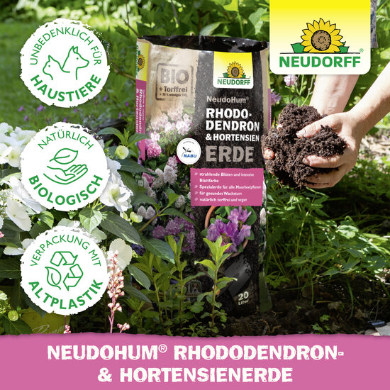NeudoHum Rhododendron- & HortensienErde Sprechende Bilder Bild 6