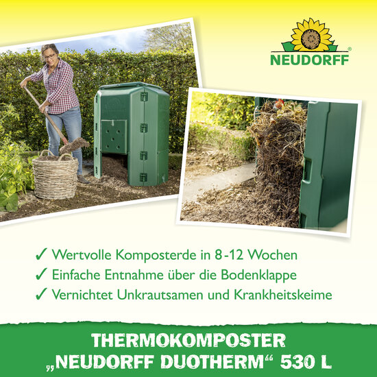 Thermokomposter "Neudorff DuoTherm" 530 L Sprechende Bilder Bild 4