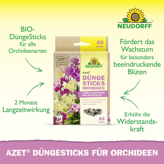 Azet Düngesticks für Orchideen Sprechende Bilder Bild 2
