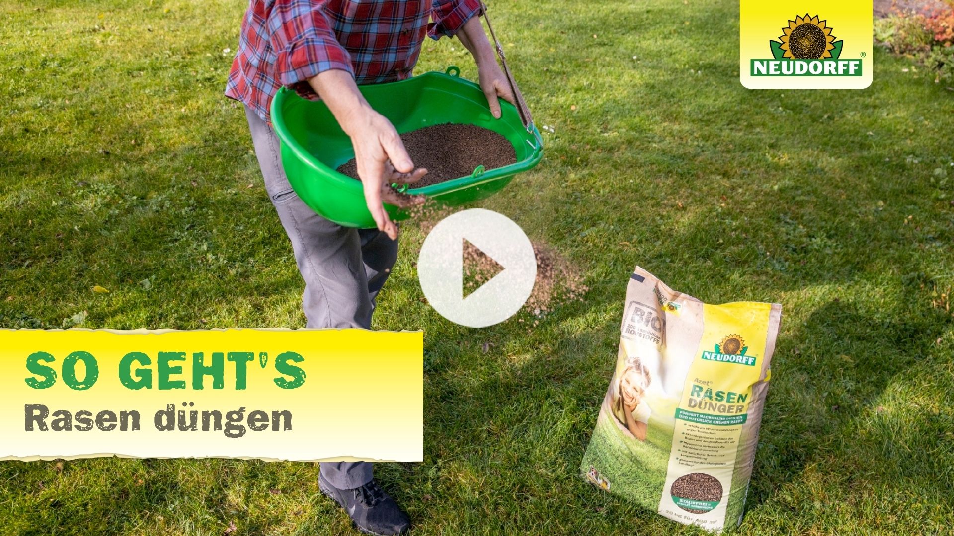 Den Rasen ab März / April düngen - so düngt ihr richtig Den Rasen ab März / April düngen - so düngt ihr richtig